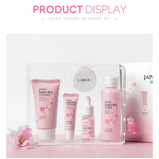 Sakura Skin Care Pack – Soin 5-en-1 pour une Peau Éclatante et Revitalisée