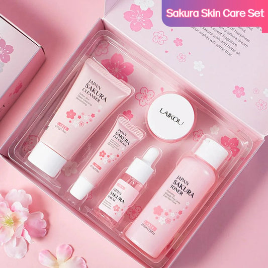 Sakura Skin Care Pack – Soin 5-en-1 pour une Peau Éclatante et Revitalisée